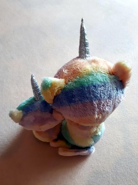 Ty heather, dvě plyšové duhové kočičky - 15 a 20cm,