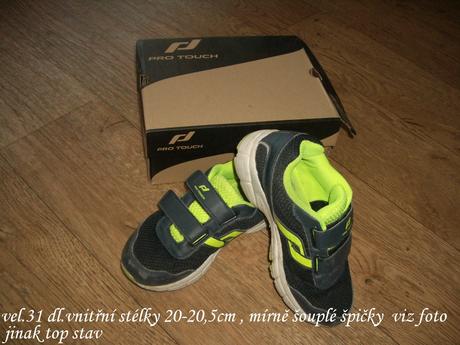 Tenisky pro touch vel.31 stélka 20-20,5cm top stav, 31