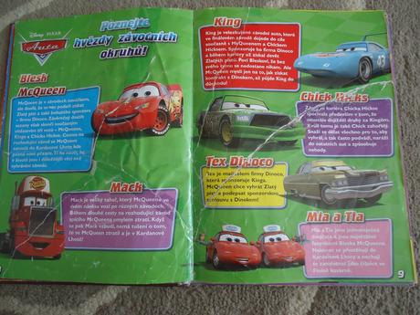 3 knížky cars,