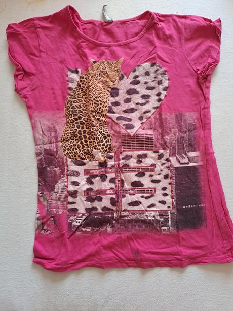 Dívčí tričko s tygrem, vel. 152, 152