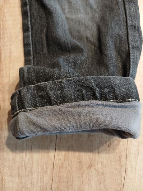 Zateplené džíny vel. 122, 122