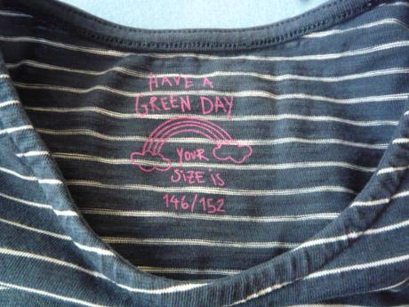 Tmavě modré triko s 3/4 rukávem vel. 146, tchibo,146