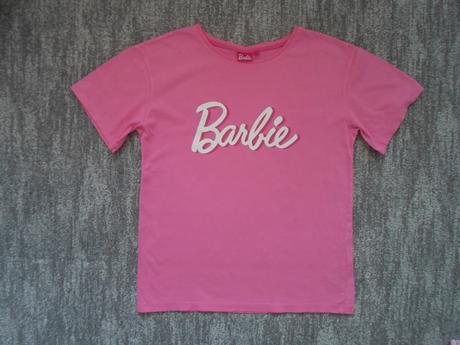 Růžové dívčí letní pyžamo barbie, 158