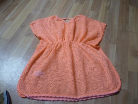 Neon přehoz na plavky vel. 8-10, primark,134