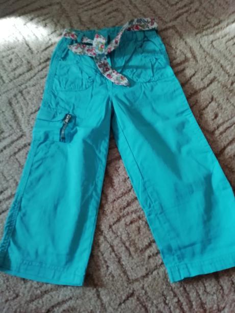 Krásné tyrkysové pláťáky nové -86-92, 86