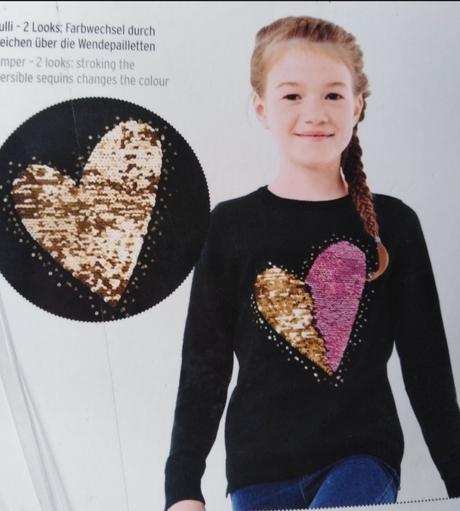 Tričko s oboustr. pajetkami 134/140 nebo 170/176, tcm,134 / 140 / 170 / 176