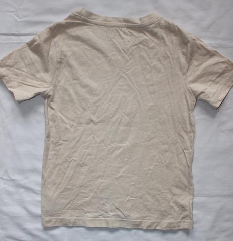 X128. béžové tričko 5-6 let, mothercare,116
