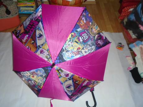 Děštník moster high dětský - dívčí 2ks, 