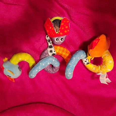 Zvířátkový had na postýlku se sovičkou,