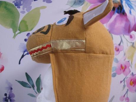 Karnevalový kostým, maska oslík,