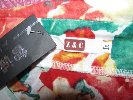 Letní květovaná halenka s 3/4 rukávem, 34