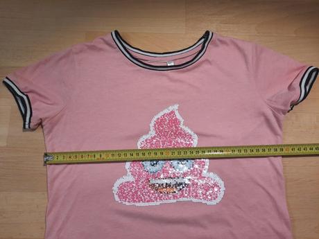 Tričko růžové měnící hovínko, 146
