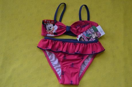 Kvalitní plavky s minnie disney od 3-6let, disney,98 / 104 / 110