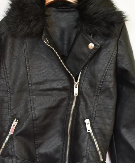 Koženková bunda vel. 8 - 9 let, george,134