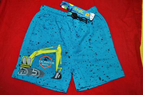 Kraťasy kugo s bagrem,bavlna , 1-2r., kugo,80