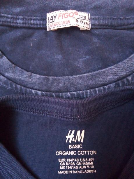 Sada 2ks triček zn."h&m+bay figo", h&m,128
