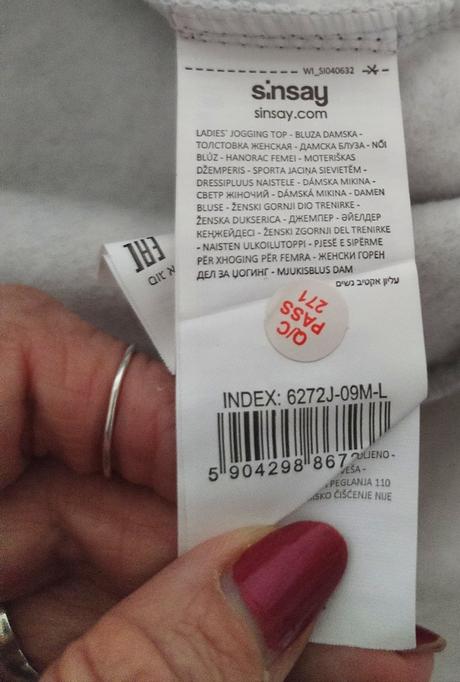 Hodná holka vel.l nová, sinsay,l / m