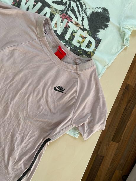 Set trik, nike a bleděmodré, cca s/m, nike,s