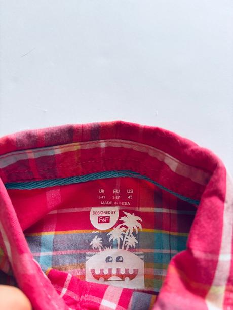 Košile - v.3/4 roky, f&f,104