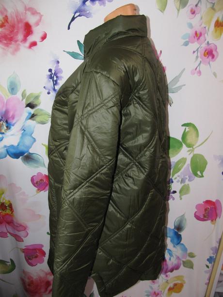 Dámská přechodná khaki prošívaná parka patagonia, l