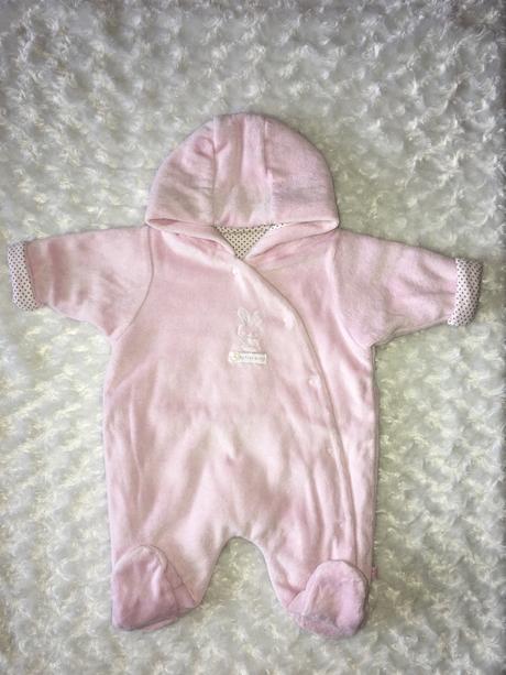 Růžový sametový overal/kombinéza mothercare, mothercare,50