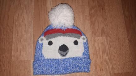 Zimní čepice s bambulí vel. 68, f&f,68