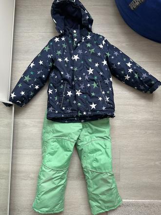 Dětský lyžařský set, tchibo, vel. 122/128, tchibo,122