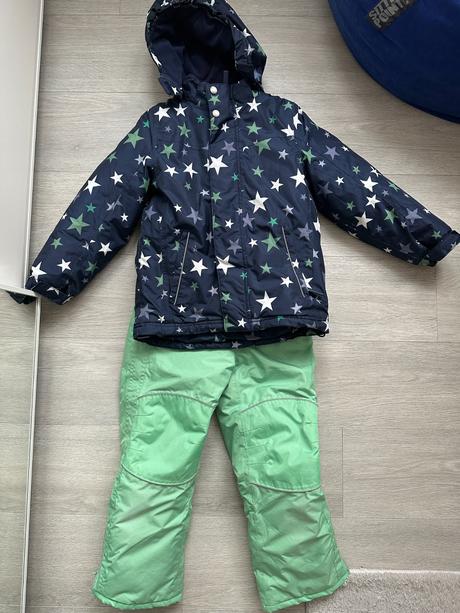 Dětský lyžařský set, tchibo, vel. 122/128, tchibo,122