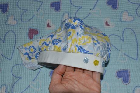 Bavlněná čepička/ šáteček s ochranou krku 74/80, 80