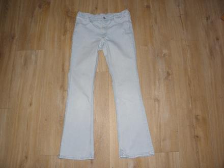 Dívčí zvonové džíny ( flared leg ) zn. h&m vel.152, h&m,152
