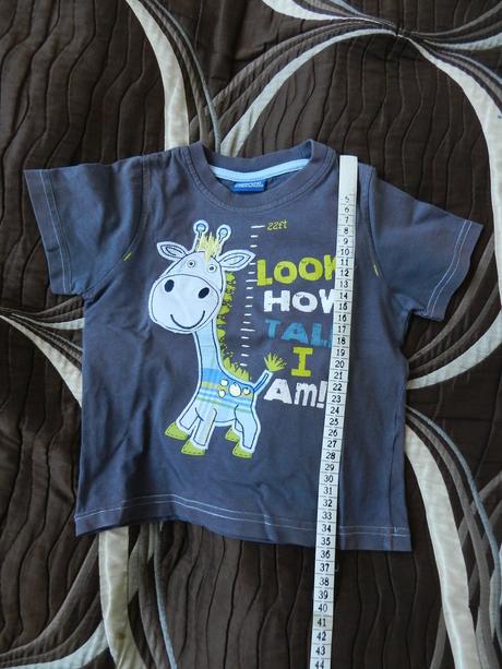 Tričko krátký rukáv žirafa, cherokee,92