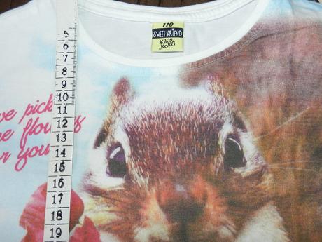 Tričko krátký rukáv veverka, kiki&koko,110