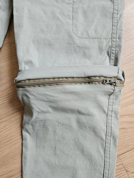 Plátěné kalhoty/kraťasy, vel. 152, 152