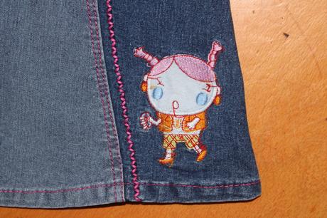 Dívčí riflové šaty - šatovka holčička vel. 80 - 86, frog,80