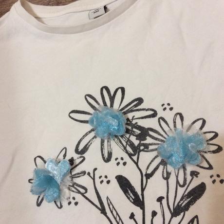 Bavlněné tričko s květinkami, tu,128