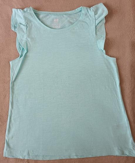 Dívčí letní triko krátký rukáv h&m, h&m,134
