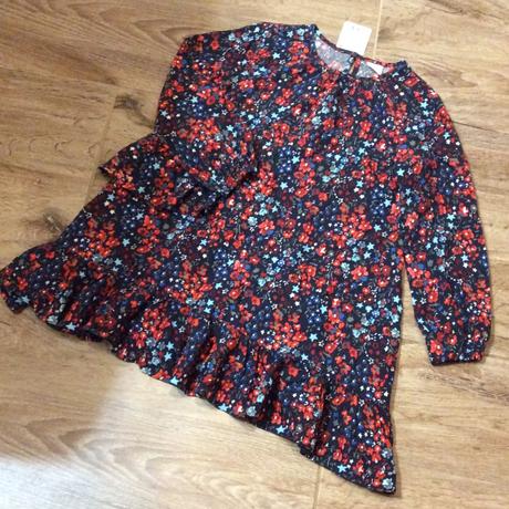 Nové květinkové šaty s volánkem next, next,110