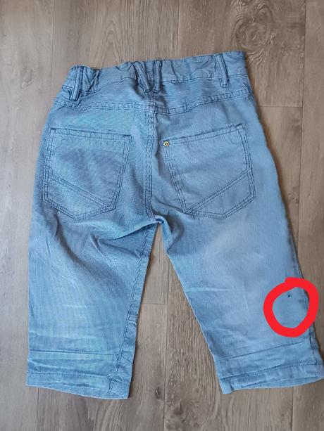 Džínové kraťasy, zn. c&a, vel. 134, c&a,134