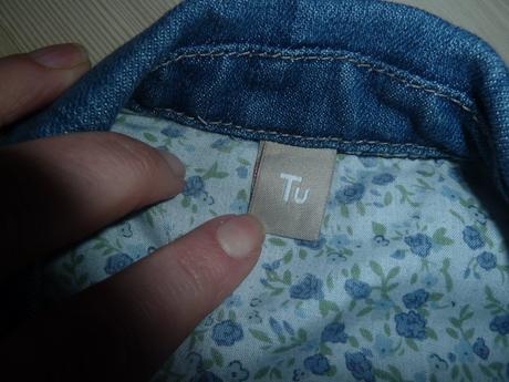 Riflová, džínová bunda, tu,98