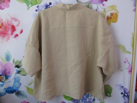 Lněná dámská košile , oversize antonelli, 44