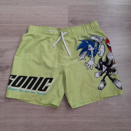 Dětské tričko a koupací šortky sonic, v. 134, h&m, h&m,134