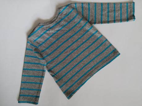 Tričko s pruhy šedé, f&f,80