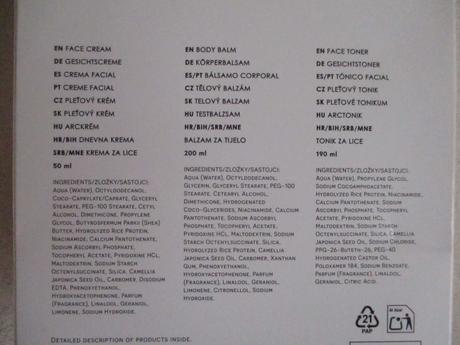 Kosmetická sada na obličej a tělo ziaja, 