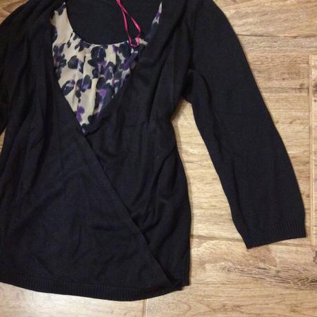 Svetřík s všitou halenkou, 38