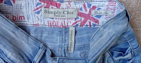 Rif šortky zn."simply chic" vel."s/36", denim,s
