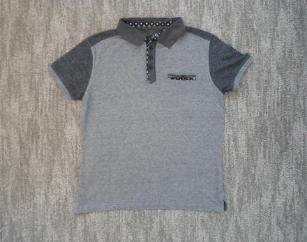 Modré tričko triko s límečkem polo, rebel,152