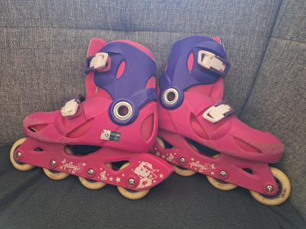 Dívčí kolečkové brusle oxelo. vel.32-34, 32