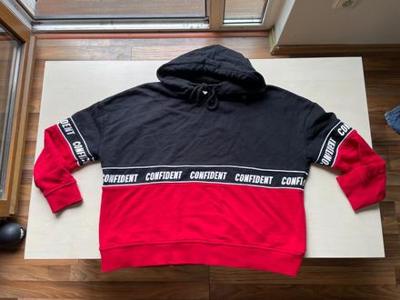 Crop široká mikina, vel m, fisherfield, m