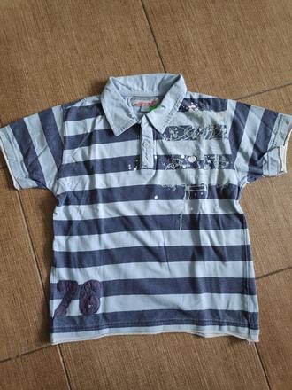 Tričko s límečkem vel.116, rebel,116