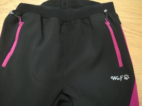 Softshellové kalhoty wolf s podšívkou, wolf,140